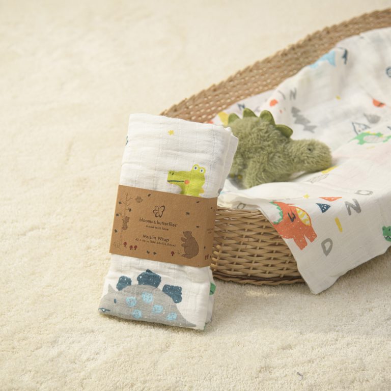 Muslin Wraps Blooms and Butterflies