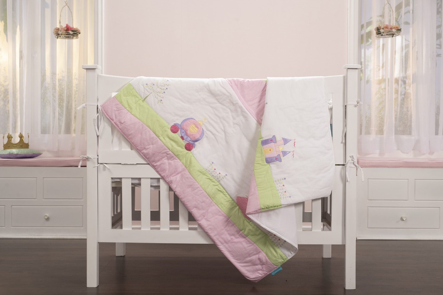 Happily Ever After Swaddle Blooms and Butterflies