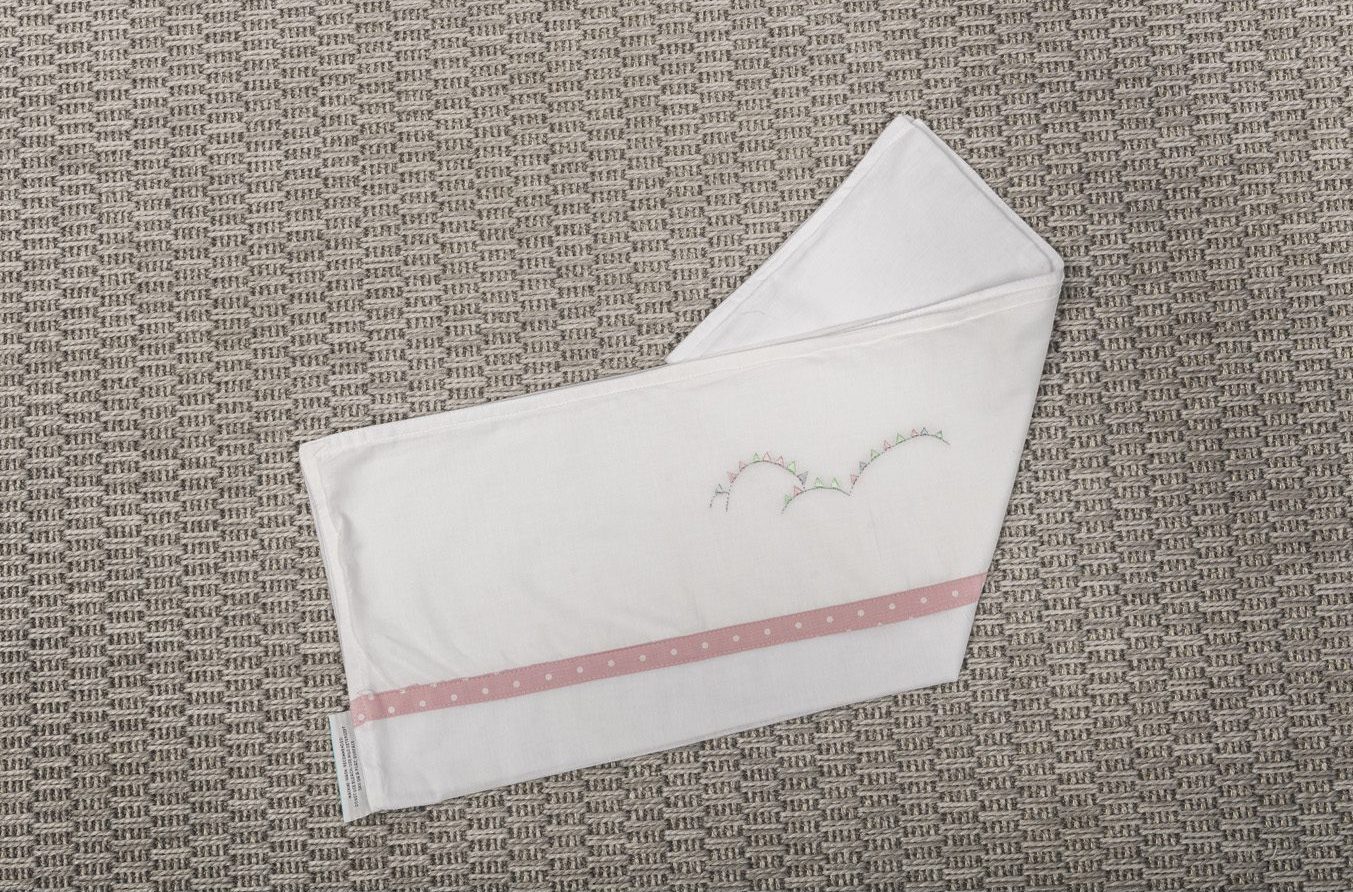 Windy Pink Bath Sheet - Blooms and Butterflies