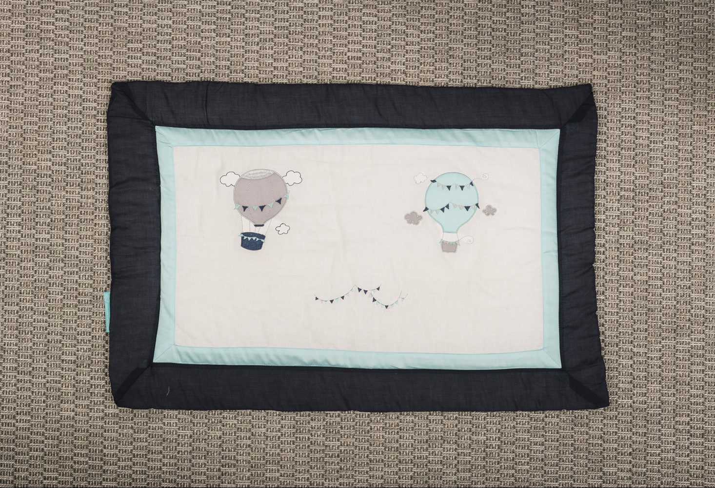 Windy Blue Changing Mat Blooms and Butterflies